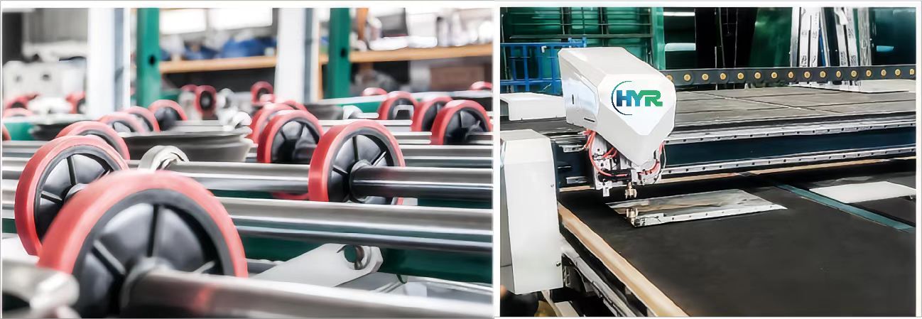 Mesa de corte de vidrio automática