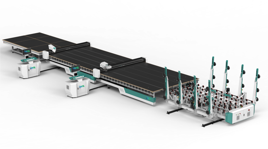 Stained CNC Glass Cutting Machine
